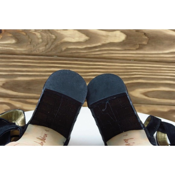 Sam Edelman Size 7.5 M Black Gladiator Leather Women‎ Sandal Shoes - Picture 7 of 7